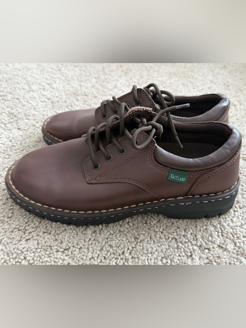 Eastland Plainview Brown Leather Oxford Shoes Men’s Size 6.5